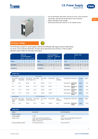 Thumbnail of document Data Sheet - 9143 Ex i power supply